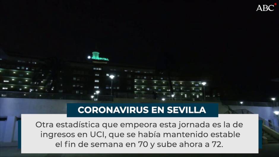 Continúan aumentando los ingresos hospitalarios y el número de muertes por covid en Sevilla