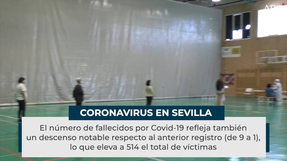 Frenazo a las hospitalizaciones y muertes en Sevilla por coronavirus en las últimas horas