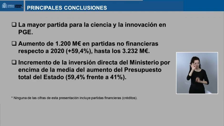 Duque reconoce que Presupuestos para Ciencia suponen "un antes y un después"