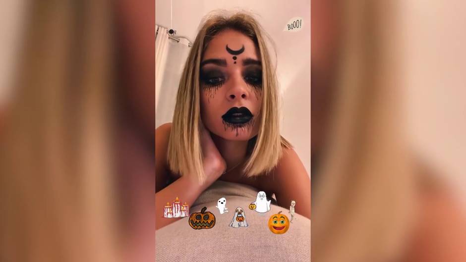 Laura Escanes se prepara para celebrar Halloween