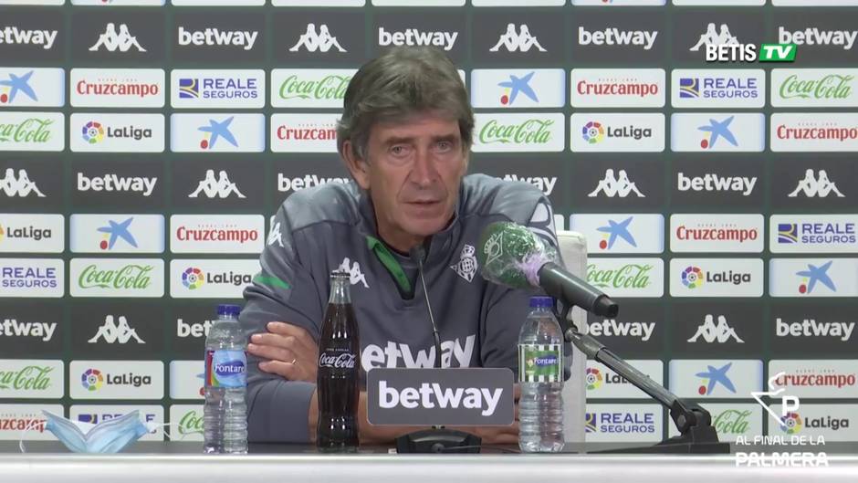 Pellegrini, entrenador del Betis: «El Elche no llega mucho pero hace goles y gana partidos»