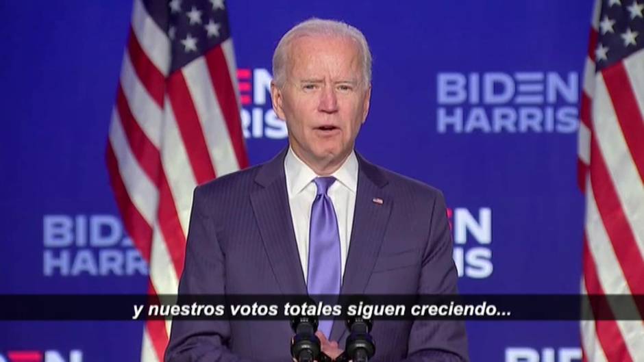 Biden: "Vamos a ganar esta carrera"