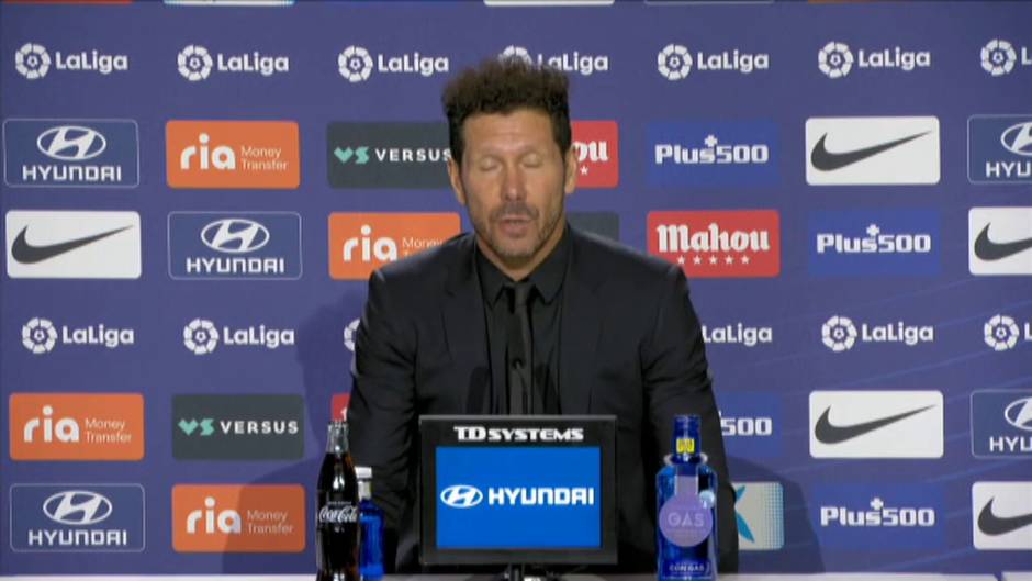 Simeone: "El grupo está muy bien, lo vengo diciendo desde hace un tiempo"