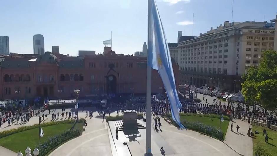 Despedida a Maradona en la Casa Rosada