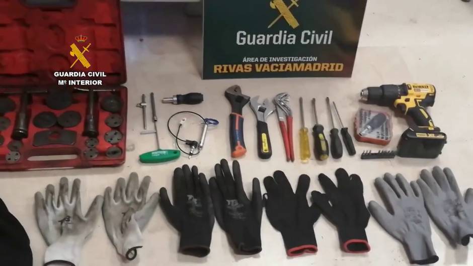 Desmantelada una organización criminal dedicada al robo de establecimientos en Rivas