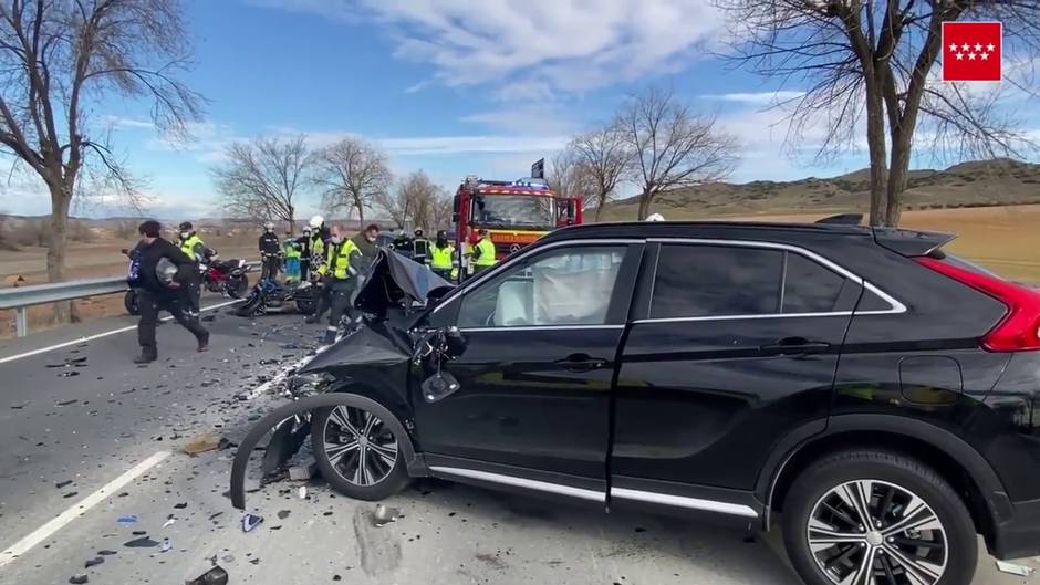 Muere un motorista de 35 años en un accidente de tráfico en la M-506