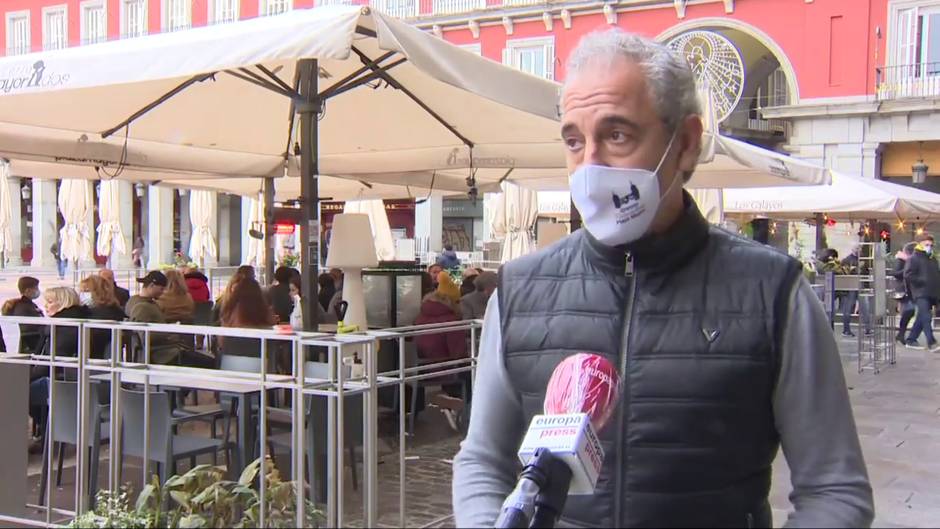 Hostelero de la Plaza Mayor factura la mitad que años anteriores