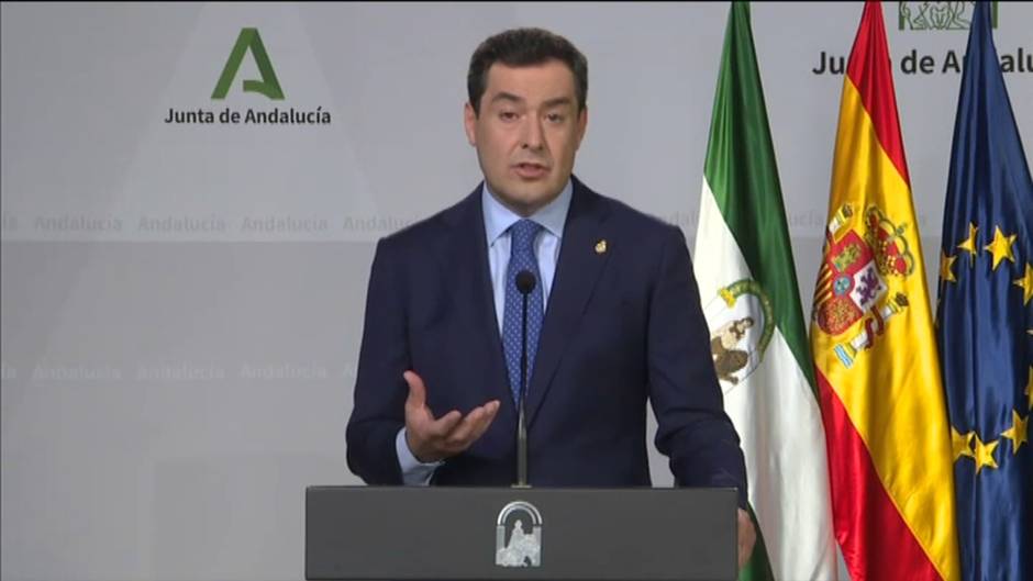 El presidente de Andalucía: "Los excesos de diciembre serán los dramas del mes de enero"