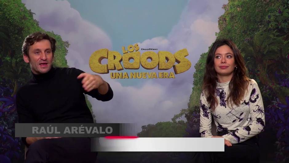 Anna Castillo y Raúl Arévalo debutan en doblaje con 'Los Croods: Una nueva era'