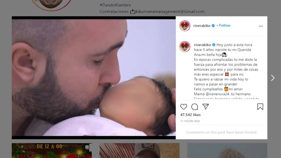 Kiko Rivera e Irene apartan los problemas para el cumple de su hija