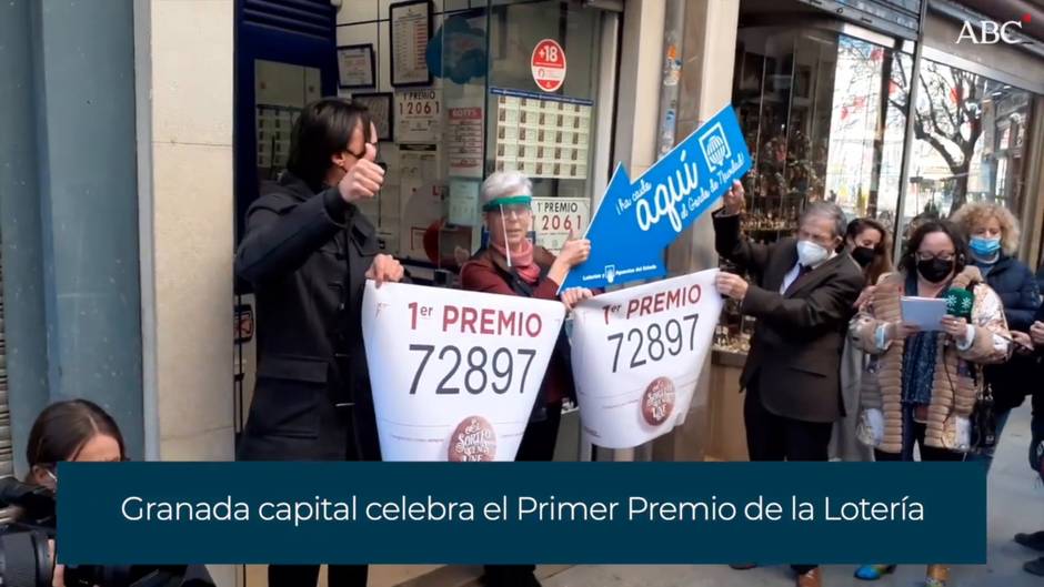 Granada capital celebra el Primer Premio de la Lotería