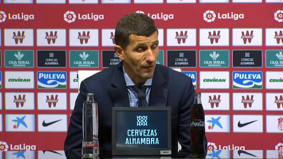 Javi Gracia: "Me he sentido perjudicado a lo largo del partido"