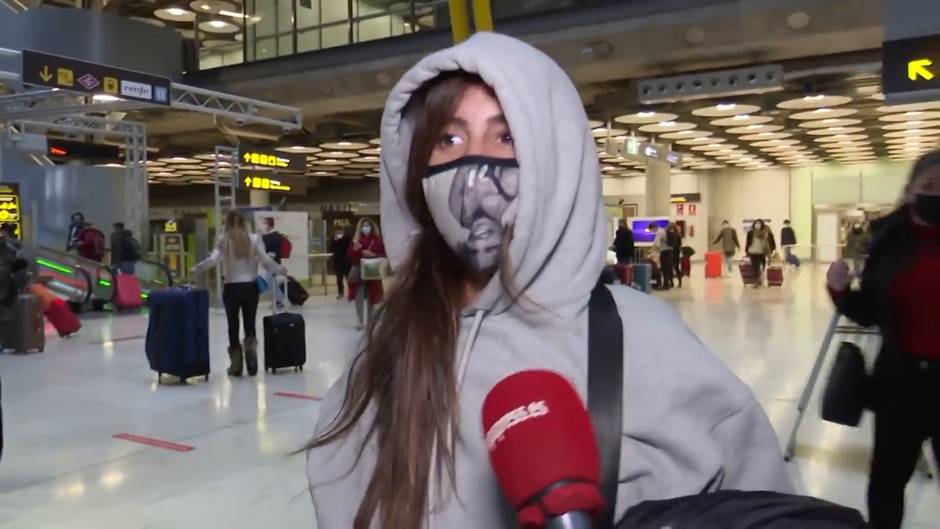 Anabel Pantoja ya está en Madrid y estas han sido sus primeras palabras