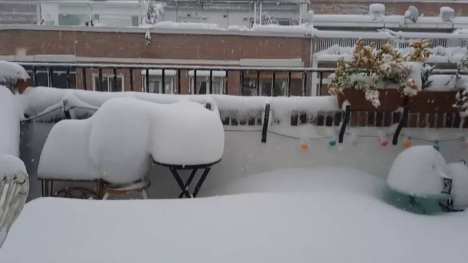 Madrid le pone "buena cara" al temporal Filomena