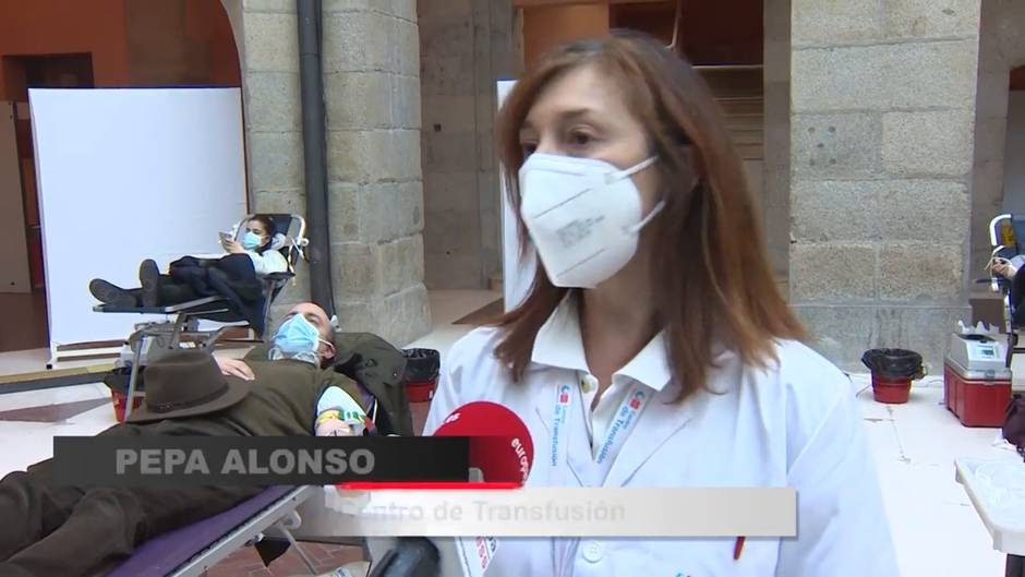 Madrid convierte la Real Casa de Correos en un centro de donación de sangre