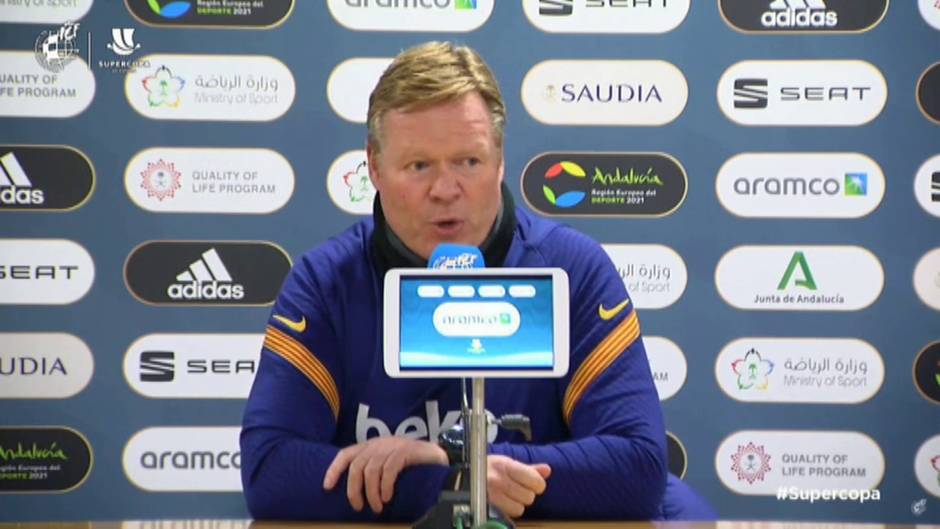 Koeman sobre Messi: "Tenemos esperanzas de que juegue pero la última palabra la tiene él"