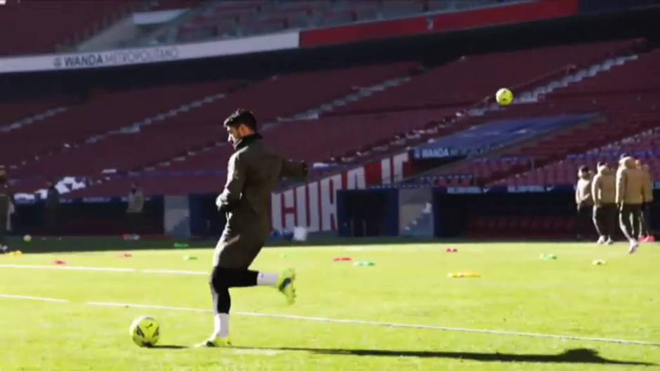 Héctor Herrera vuelve a los entrenamientos tras su lesión muscular