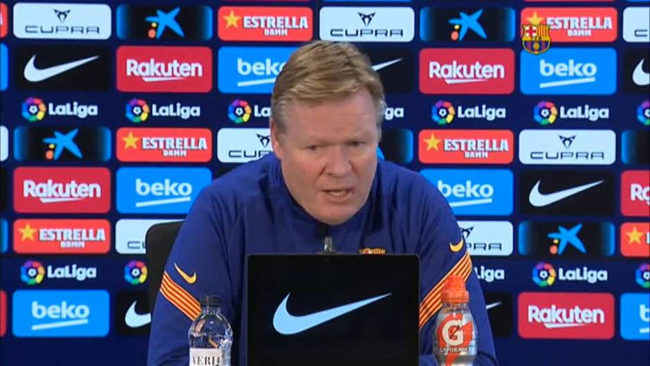 Koeman: "Fallar siete de doce penaltis esta temporada es demasiado"