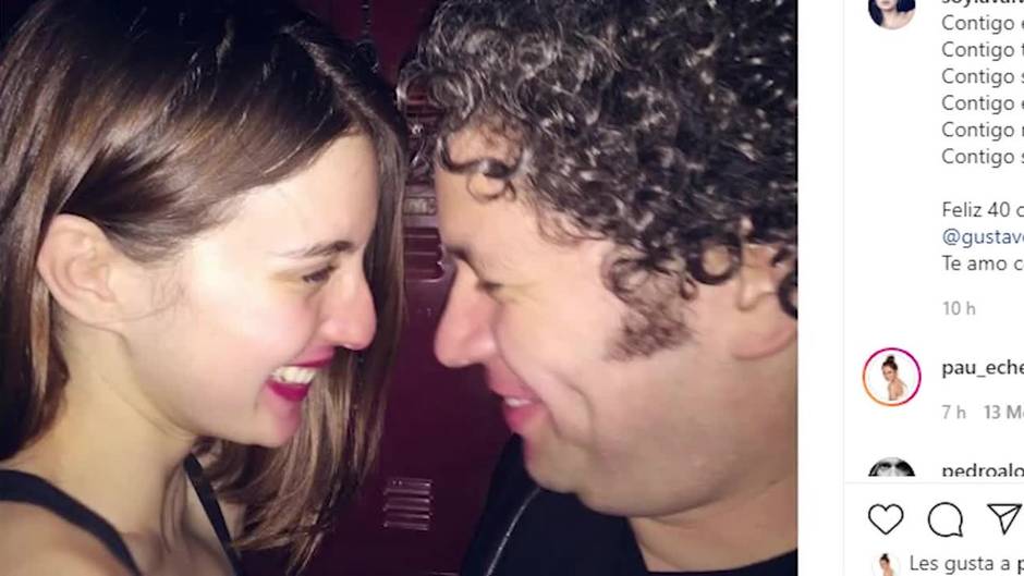 La romántica felicitación de María Valverde a Gustavo Dudamel