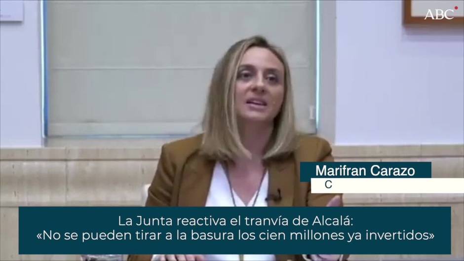 La Junta reactiva el tranvía de Alcalá: «No se pueden tirar a la basura los cien millones ya invertidos»