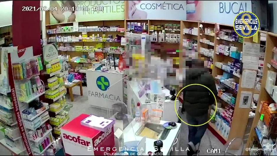 Atraco a una farmacia en Sevilla
