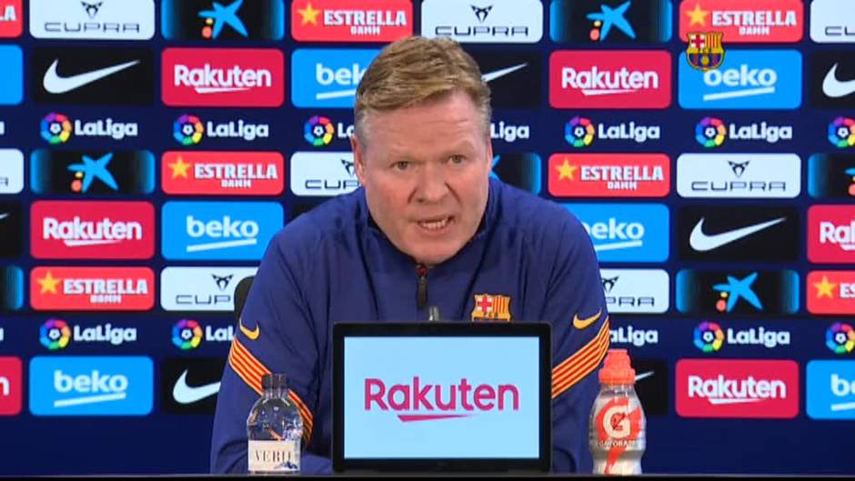 Koeman insiste en que Messi sigue siendo quien tiene su futuro en sus manos