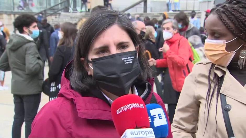 Manifestantes piden justicia siete años después de la tragedia del Tarajal