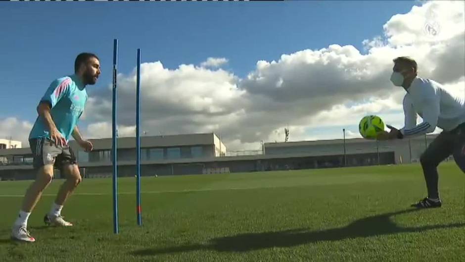 El Real Madrid entrena con la mente puesta en el Getafe