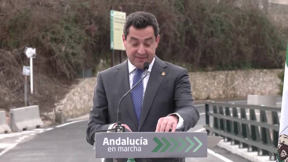 Moreno inaugura el nuevo puente de Santa Cruz del Comercio