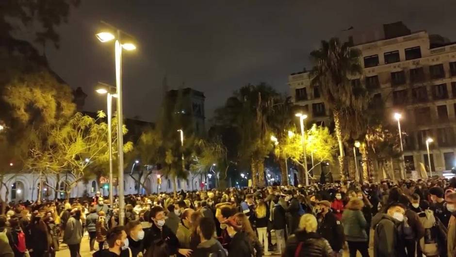 Nueva jornada de protestas en España en defensa del rapero Pablo Hasél