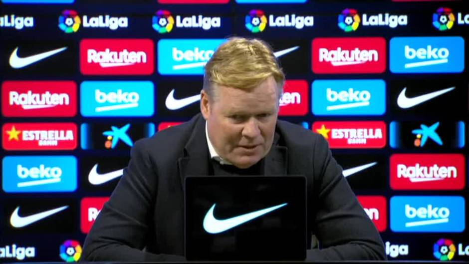 Koeman: "Estoy muy decepcionado, más que el pasado martes"