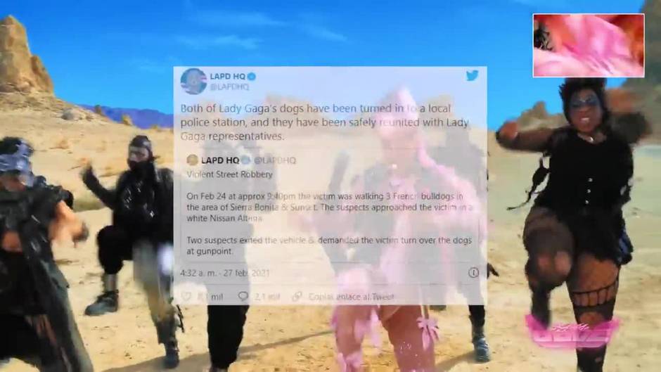 Lady Gaga recupera sus dos perros robados sanos y salvos