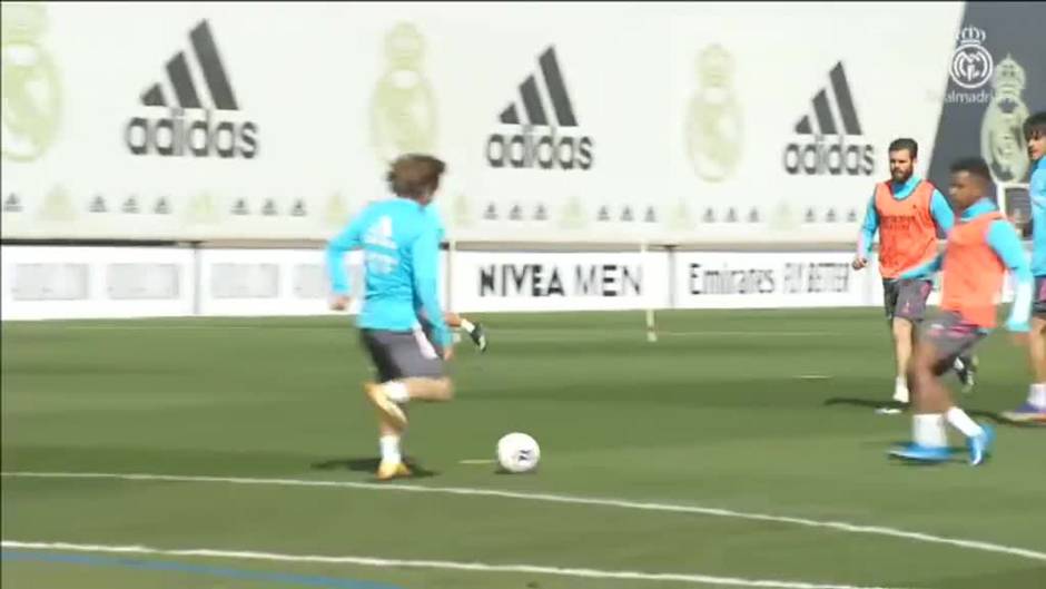 El Real Madrid prepara su próximo partido liguero