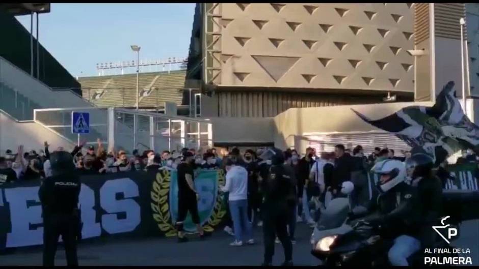 Así llegó el Betis al Sánchez-Pizjuán para jugar el derbi