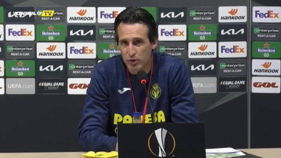 Emery: "El objetivo para el partido de vuelta es dar continuidad al trabajo que hicimos"