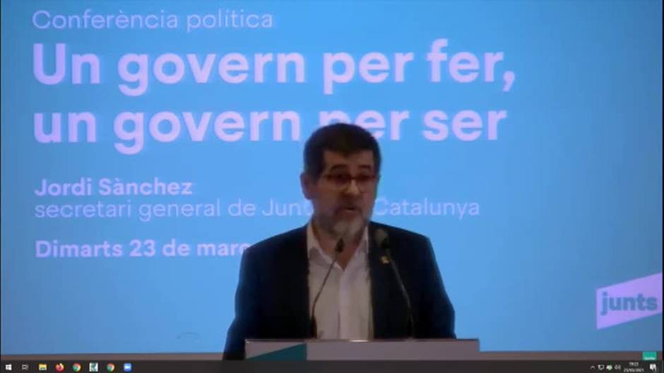 Jordi Sànchez advierte que "un Govern de coalición requiere confianzas y lealtades"