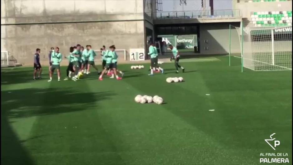 El Betis continúa preparando el partido contra el Elche