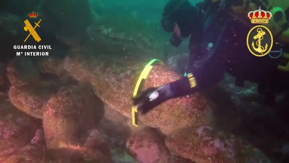 Neutralizado un explosivo hundido frente a la bocana del puerto de Pasaia