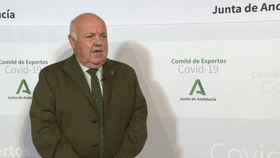 Jesús Aguirre, consejero de Salud de la Junta, anuncia las nuevas medidas para Andalucía