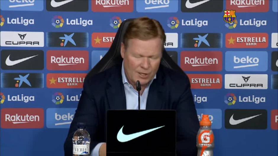 Koeman echa flores al Real Madrid y lanza su mensaje para el clásico: "Ser nosotros mismos"