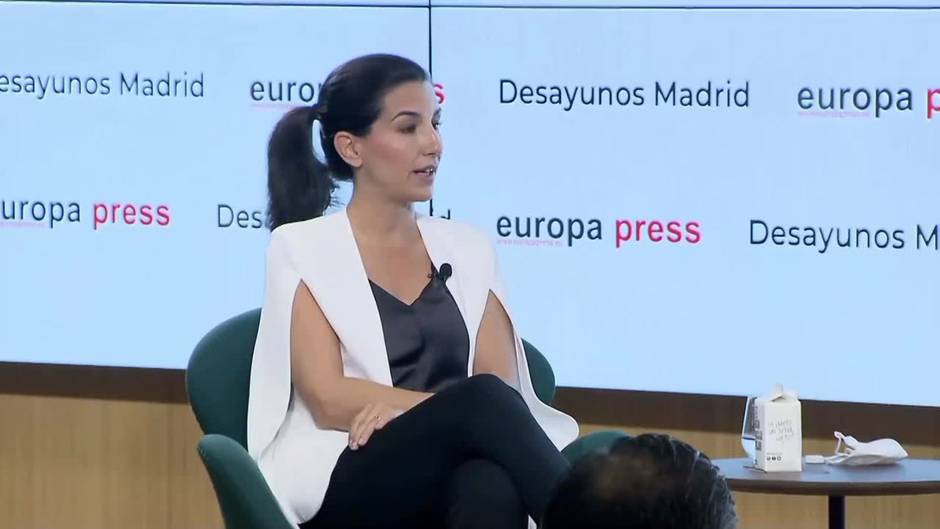 Rocío Monasterio señala que su objetivo es que Podemos no tenga escaños en Madrid