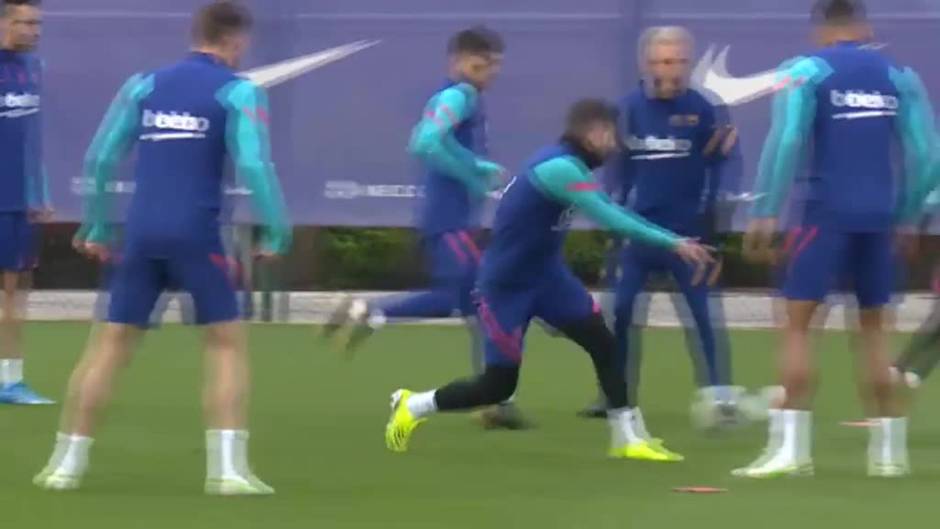 El Barça se recupera con un nuevo entrenamiento