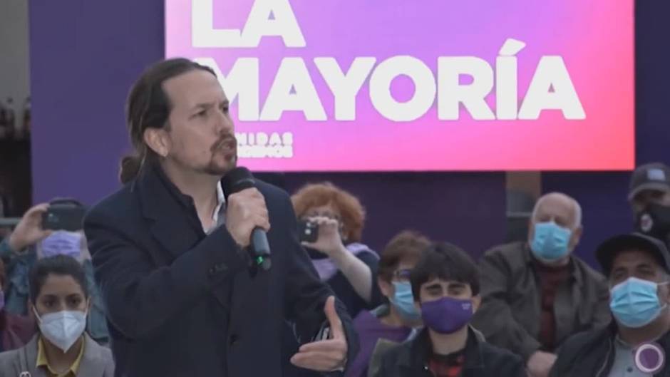 Iglesias: "Estas elecciones van de defender la democracia"