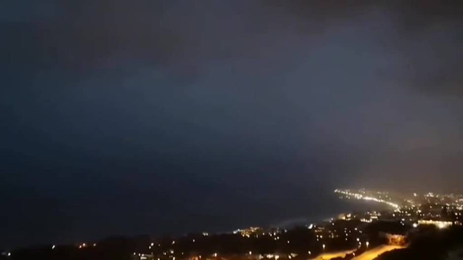 La borrasca Lola deja más de 2.000 relámpagos en Galicia