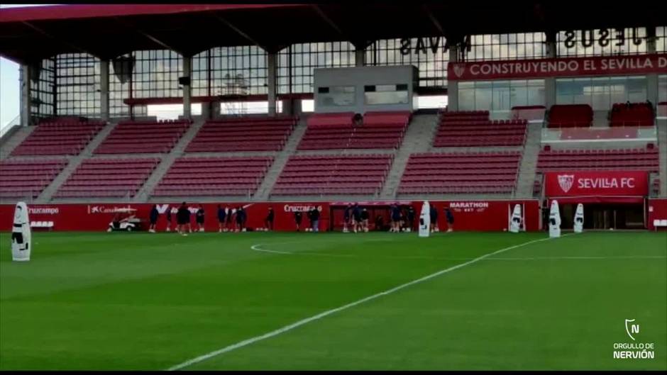 Jordan y Vaclik, ausencias en el entrenamiento del Sevilla FC