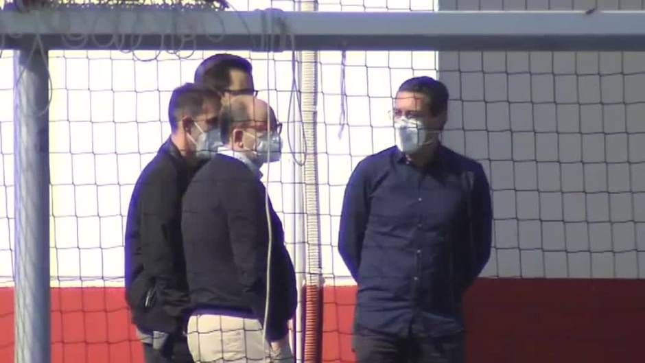 El Sevilla ultima los preparativos para su partido contra el Athletic