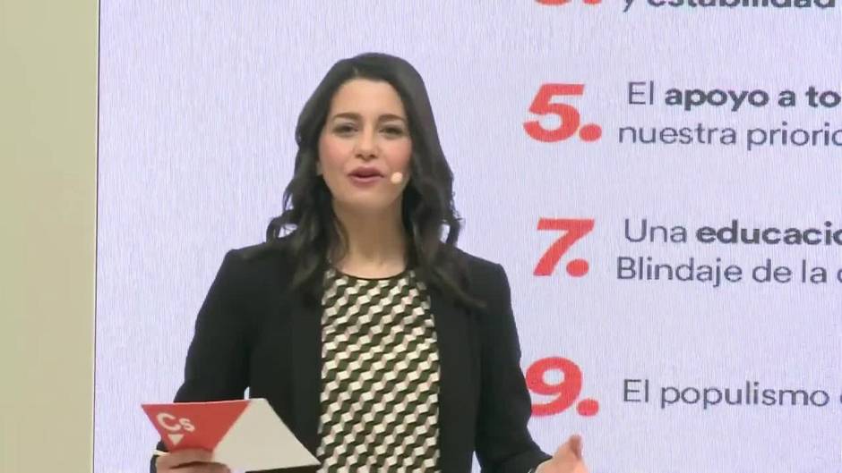 Arrimadas exige a Iglesias condenar la agresión de miembros de Podemos en un mitin de Vox