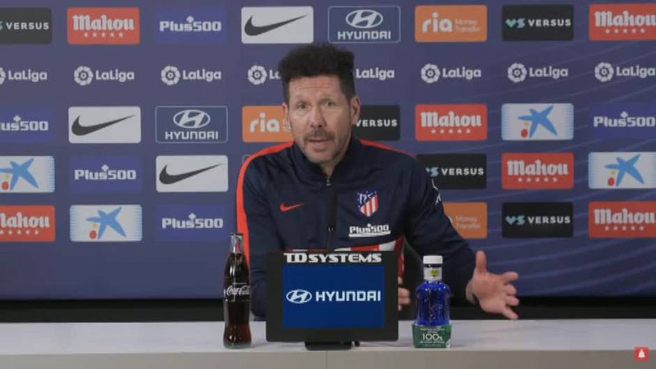 Simeone: "El fútbol es más justo con el VAR"