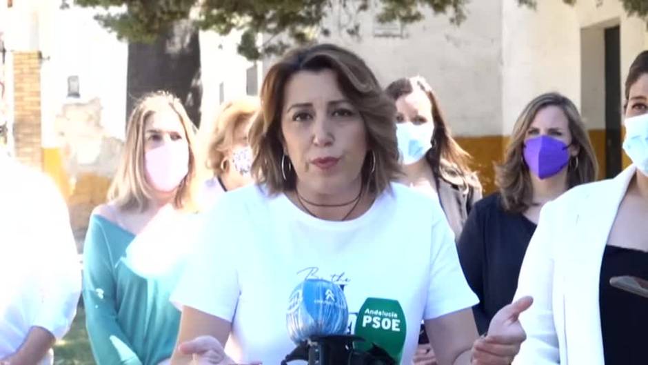 Susana Díaz: "La estabilidad de Andalucía depende de la fuerza de extrema derecha"