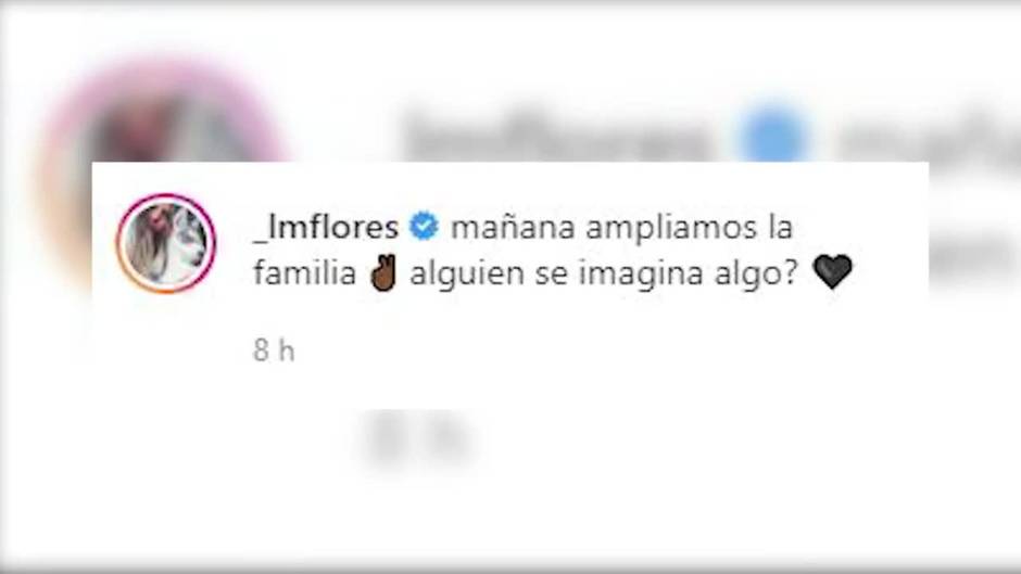 Laura Matamoros publica su primera foto en 'instagram' después de anunciar su embarazo